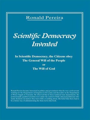 cover image of Scientific Democracy Invented